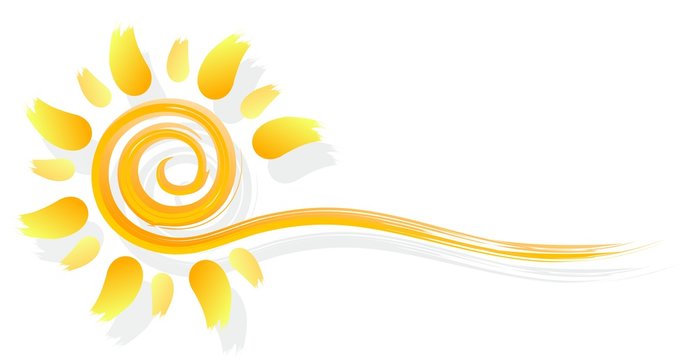 The symbol of the bright summer sun.