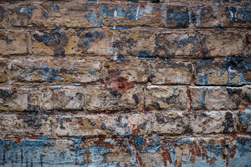 Urban background, grunge brick wall texture