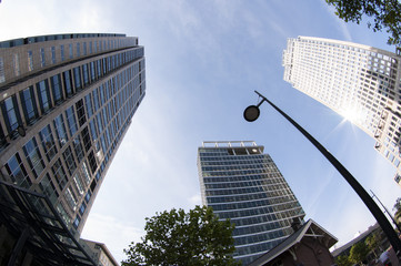 Obraz premium Skyscrapers in Amsterdam