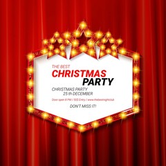 Invitation merry christmas party 2019