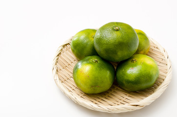 青切り温州みかん