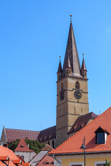 Obraz premium the view of the Cathedral in Sibiu Romania