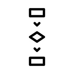 Automatization Chart Workflow Flow vector icon