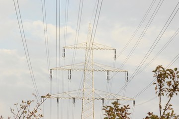 high voltage power substation