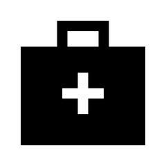 Fototapeta premium Bag 2 Medicine Hospital Doctor Medical vector icon