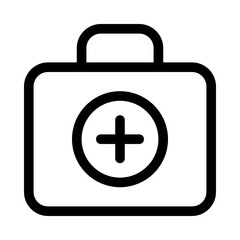 Bag Medicine Hospital Doctor Medical vector icon