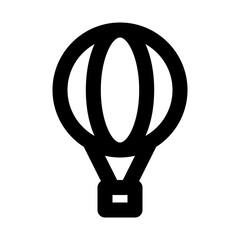 Balloon Travel Trip Hotel Journey vector icon