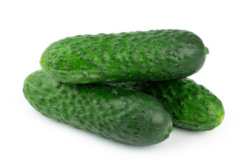 cucumber isolated on white background