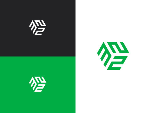 Combination number, stylish vector emblem for design