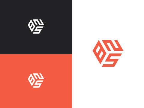 Combination number, stylish vector emblem for design