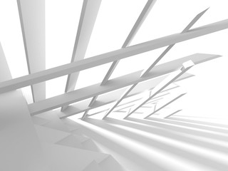 Fototapeta premium Abstract Modern White Architecture Background