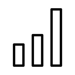 Bar Chart Finance Money Cash Bank vector icon