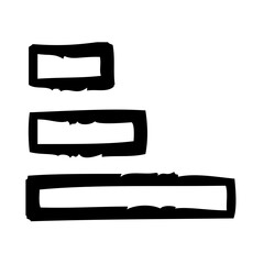 Bar Chart H Finance Money Cash Bank vector icon