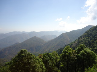 view of the mountains