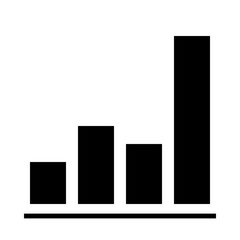 Bars Verti Solid Grow vector icon