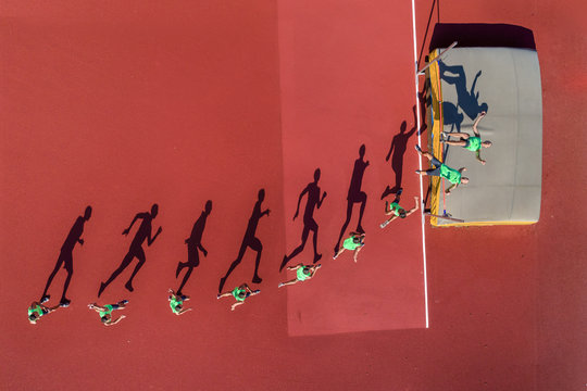 High jumper, sequence