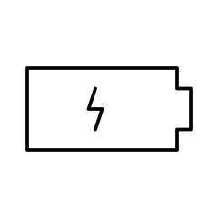 Battery Flash Power Energy Force Electricity vector icon