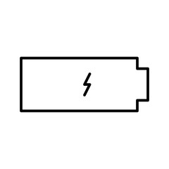 Battery Load Interface App Gui Software Buttons vector icon