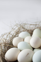 lot of eggs in multiple colors