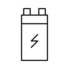 Battery Power Energy Force Electricity vector icon