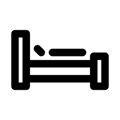 Bed Bedroom Real Estate Building Holdings vector icon