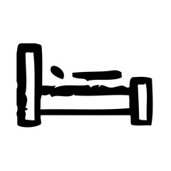 Bed Bedroom Real Estate Building Holdings vector icon