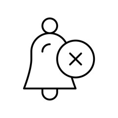 Bell Clear Alarm Bell Signal Alert vector icon