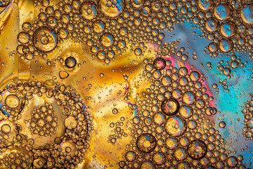 Rainbow Bubble Texture Background