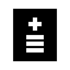 Bill Medicine Hospital Doctor Medical vector icon