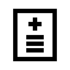 Obraz premium Bill Medicine Hospital Doctor Medical vector icon