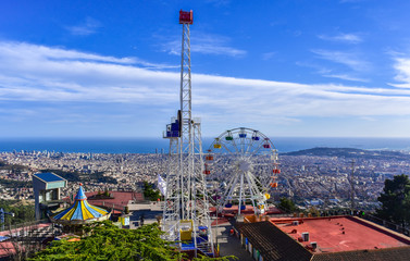 Obraz premium TIBIDABO BARCELONA