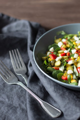 Healthy vegetable salad