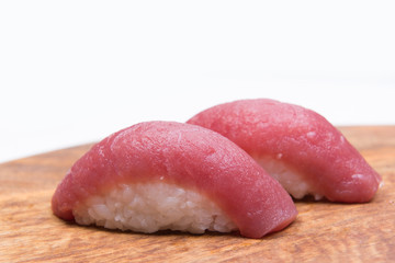 Delicious fresh sushi with fish