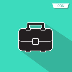 Travel Bag icon vector isolated on white background.