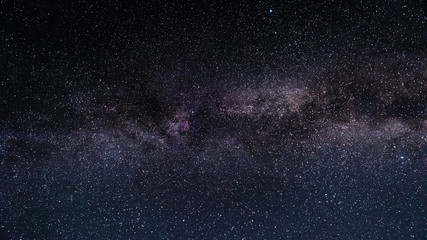 Night sky with stars and galaxy in outer space, universe background