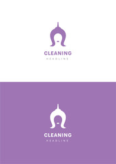 Cleaning logo template