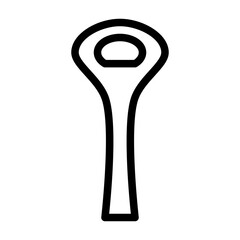 Bottle Opener Kitchen Restaurant Food Cooking Meal vector icon