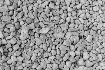 Building gravel stones as an abstract background