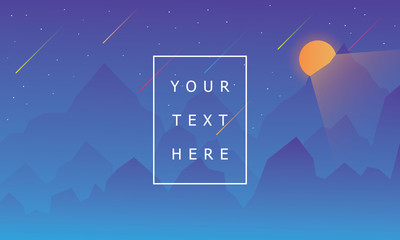 Minimal blue fluid background