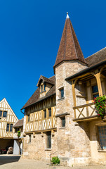 Traditional french houses in Beaune, Burgundy