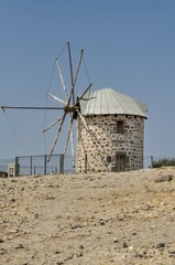 Fototapeta na wymiar Greek windmill