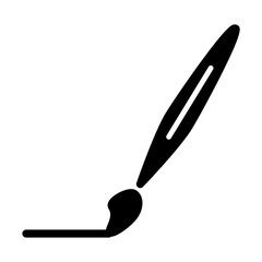 Brush Education Science School Physics vector icon