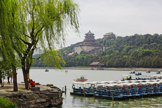 The famous Summer Imperial Palace in Beijing, China