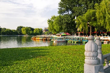 Foto op Canvas The famous Houhai lake in Beijing, China © lapas77
