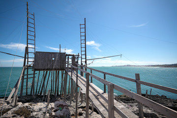 il trabucco di Cala Molinella