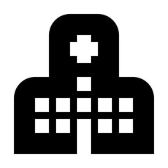 Building Medicine Hospital Doctor Medical vector icon