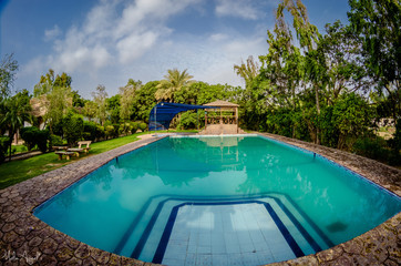 poolside