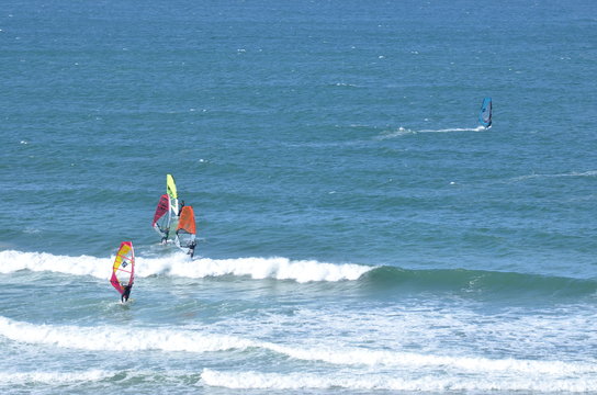 Windsurf in Bretagne, France