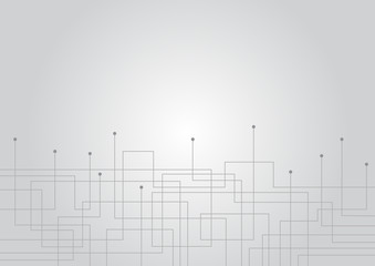 Abstract background polygonal with dots and lines. Vector social network and connecting concept.