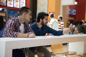 Go down on the stairs